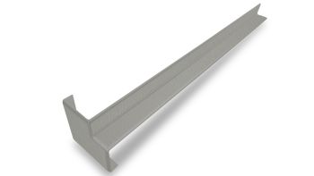 Inneneckverbinder für Hartschaumwinkel achatgrau genarbt 400mm