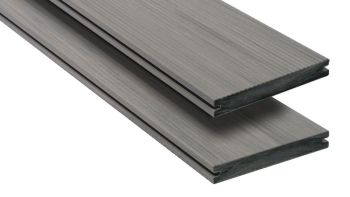 Twinson cWPC Terrassendiele Majestic Massive Pro Eiche rauchgrau 4m