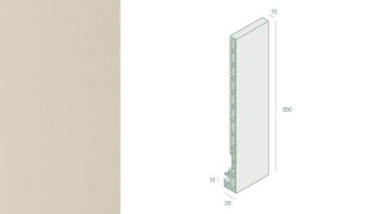 Keralit Dachrandpaneel 2831 creme