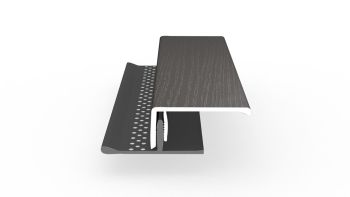 Dekotrim Lüfterabschlussprofil oben 2-teilig 3m buckingham grey