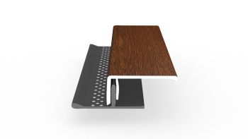 Dekotrim Lüfterabschlussprofil oben 2-teilig 3m golden oak