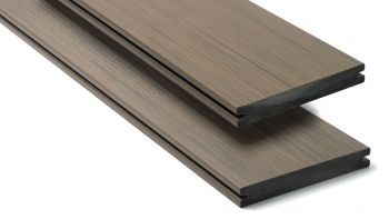 Twinson cWPC Terrassendiele Majestic Massive Pro Eiche antikbraun 4m