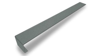 Stoßverbinder für Hartschaumwinkel alux graualuminium 225mm