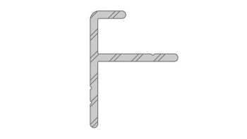 Start-/Endprofil 9366 Terrace massiv