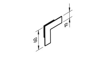 vinyCom Systemecke/Farbclip braun