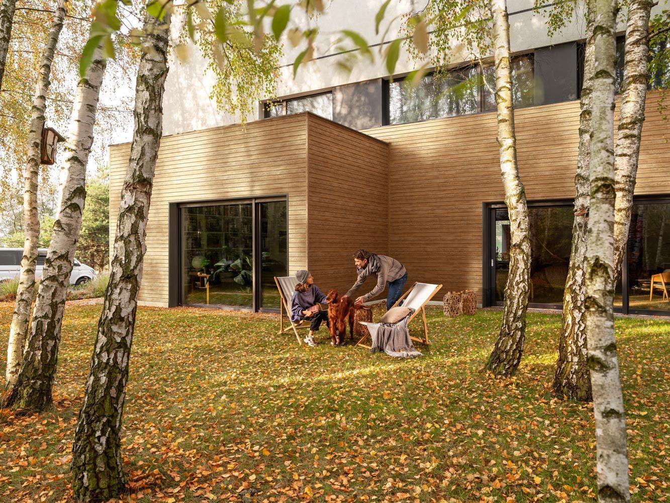 Kerrafront FS 304 folierte Oberfläche mit Wood Effekt in der Farbe Turner Oak Malt