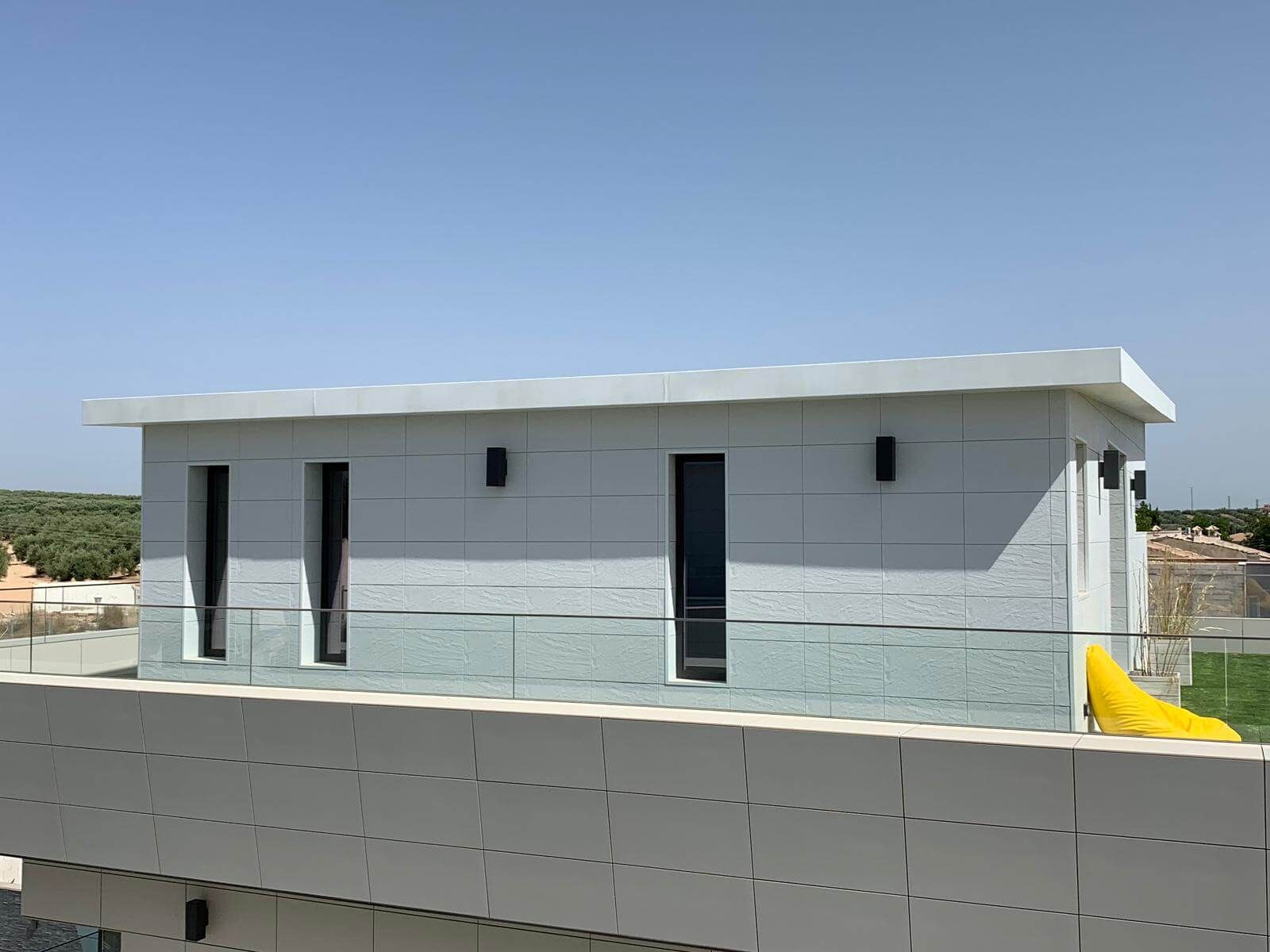 Rooftop mit Zierer Fassadenplatten in Schieferoptik