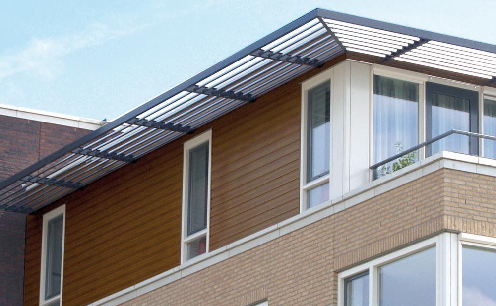 Keralit Paneel 143mm in der Farbe braun-redceder.