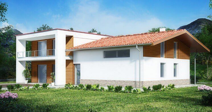 Holzoptikfassade Kerrafront FS 201